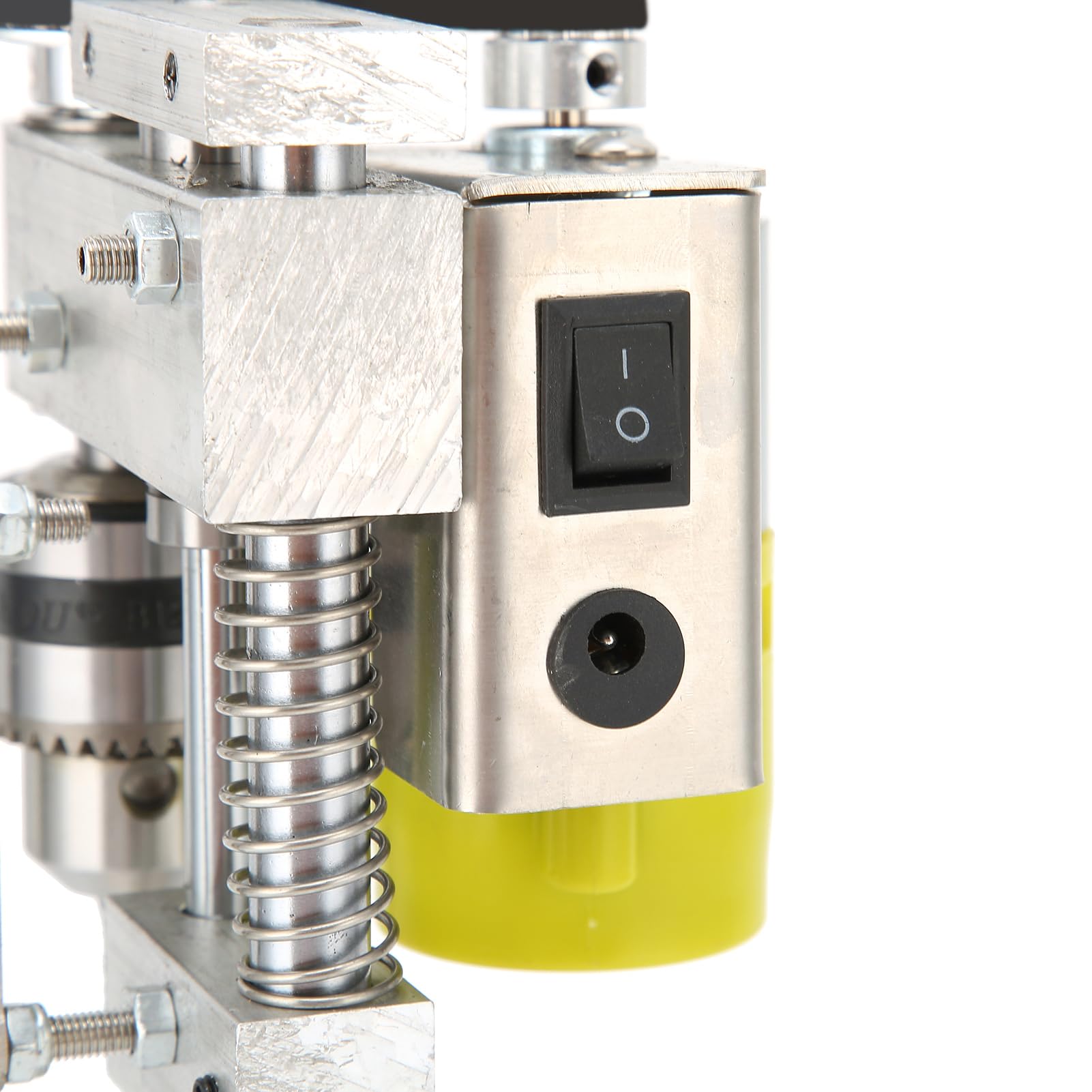 Benchtop Drill Presses, Chuck 1.5-10mm Mini Electric Bench Drilling Machine 9000rmin No Noise for DIY for Household for Repair (US Plug)