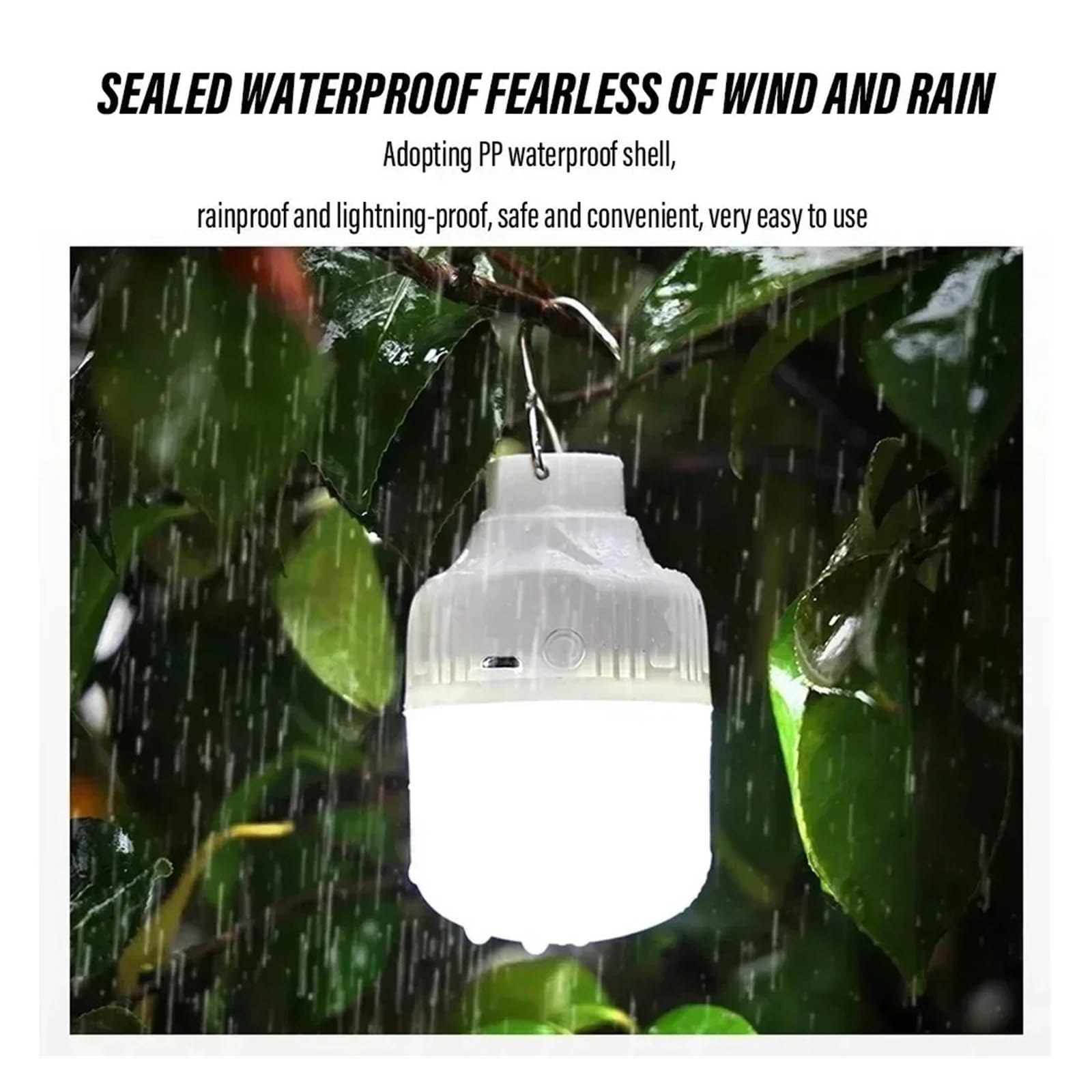 Outdoor USB Wiederaufladbare LED-Lampen, Hohe Helligkeit, Notlicht, Anschluss, Camping, Angeln, Tragbare Laterne, Nachtlichter Superhelle Lichter(5pcs)