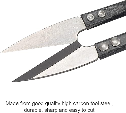 Miniatura 4 de Tijeras de coser, cortador de hilo de hilo de 4.1 pulgadas, mini tijeras pequeñas para recortar, hecho de hilo de acero de alto carbono, suministros