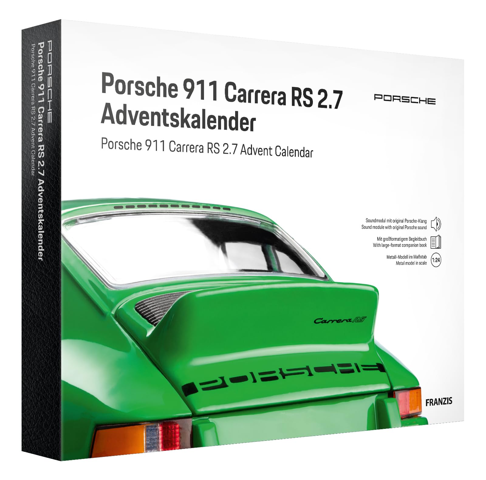 FRANZIS 67238 - Porsche 911 Carrera RS 2.7 Adventskalender: Porsche 911 Carrera RS 2.7 Advent Calendar