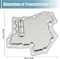 Vista 5 de uxcell 1 Unidades coche transmisión filtro aceite pan para NISSAN FRONTIER 4X2 2.3TD 16V 2017