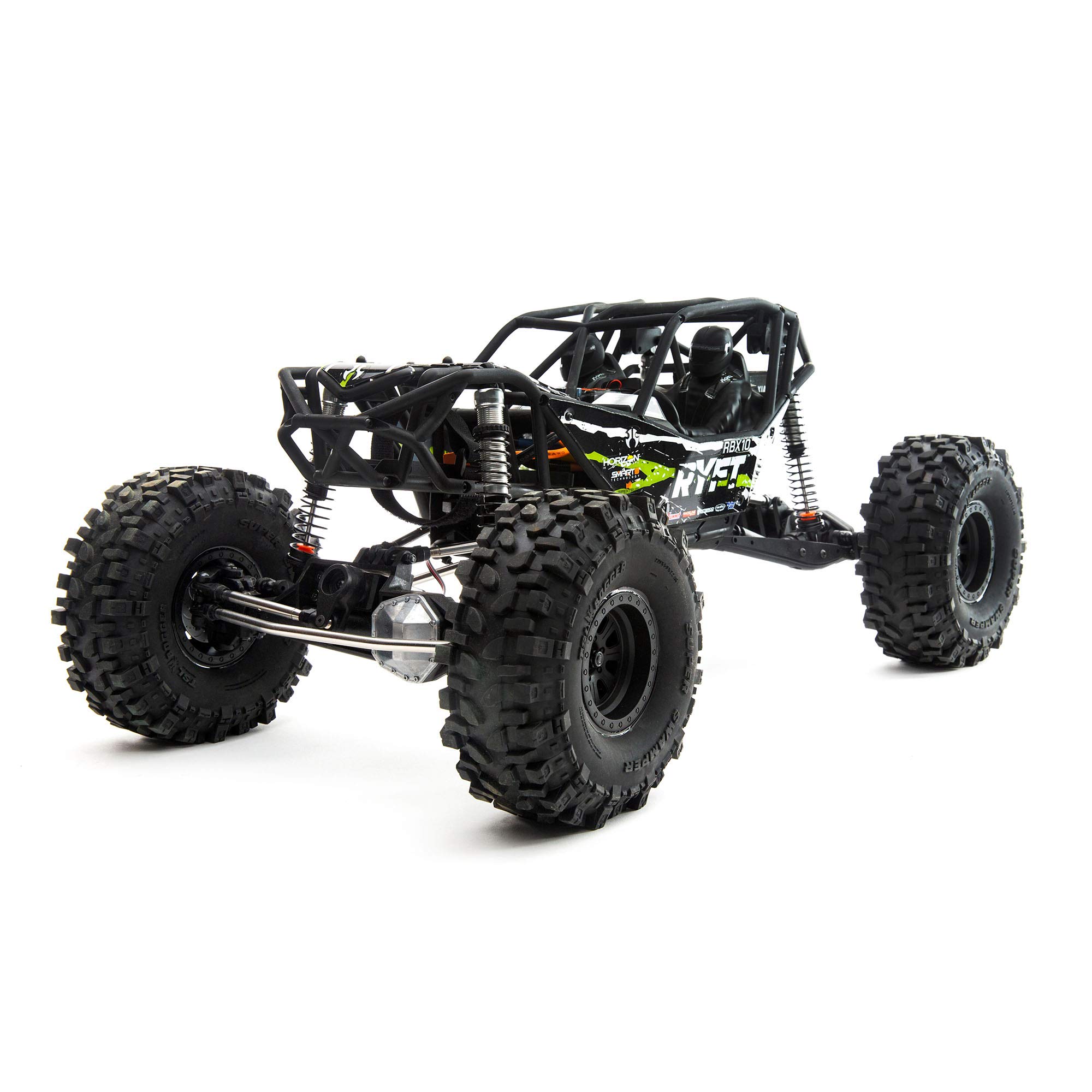 Camion RC Axial 1/10 RBX10 Ryft 4WD Brushless Rock Bouncer RTR - Noir