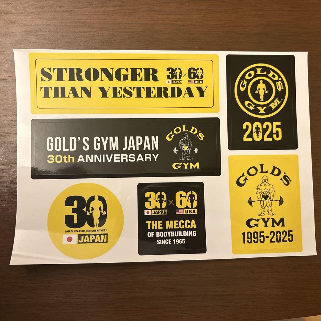 GOLD'SGYM ゴールドジム　30-60周年記念　ジャージ 数量限定 GOLD'S GYM (ゴールドジム)G5767 オリジナルジャージ