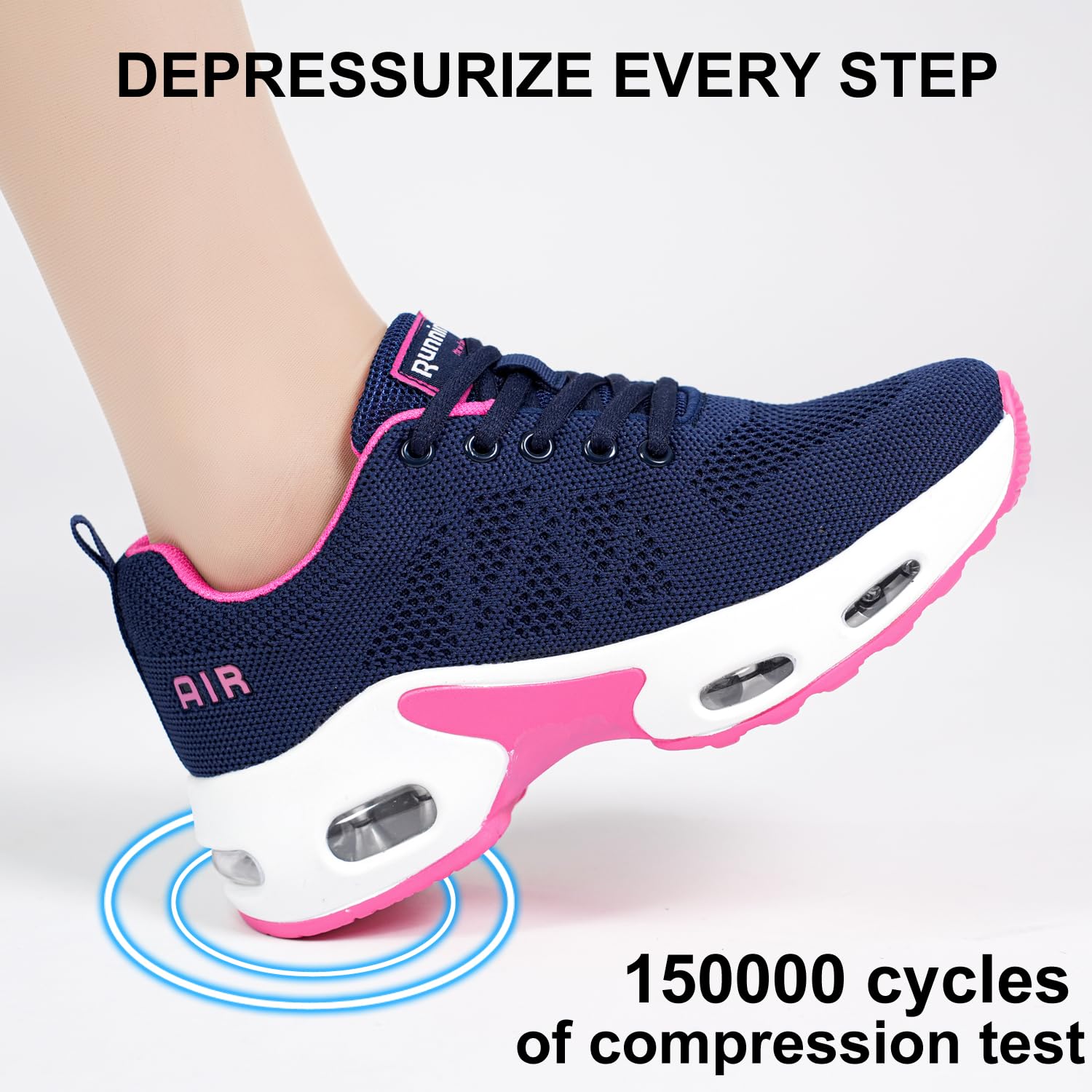 Myztra Scarpe Running Donna Traspiranti e Leggere Scarpe da Donna con Ammortizzazione Air Comode e Antiscivolo Scarpe Donna Ginnastica Outdoor Trekking Scarpe Fitness Donna