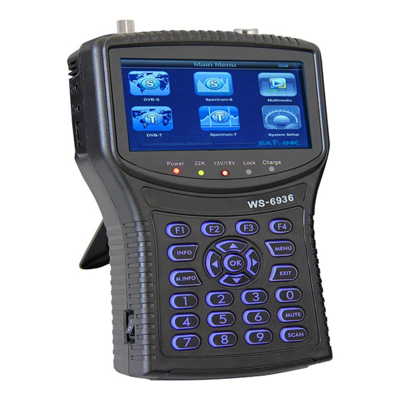 Récepteur Satellite, WS-6939 Compteur combiné DVB-S T 6939 Ws6939Mètre de recherche satellite