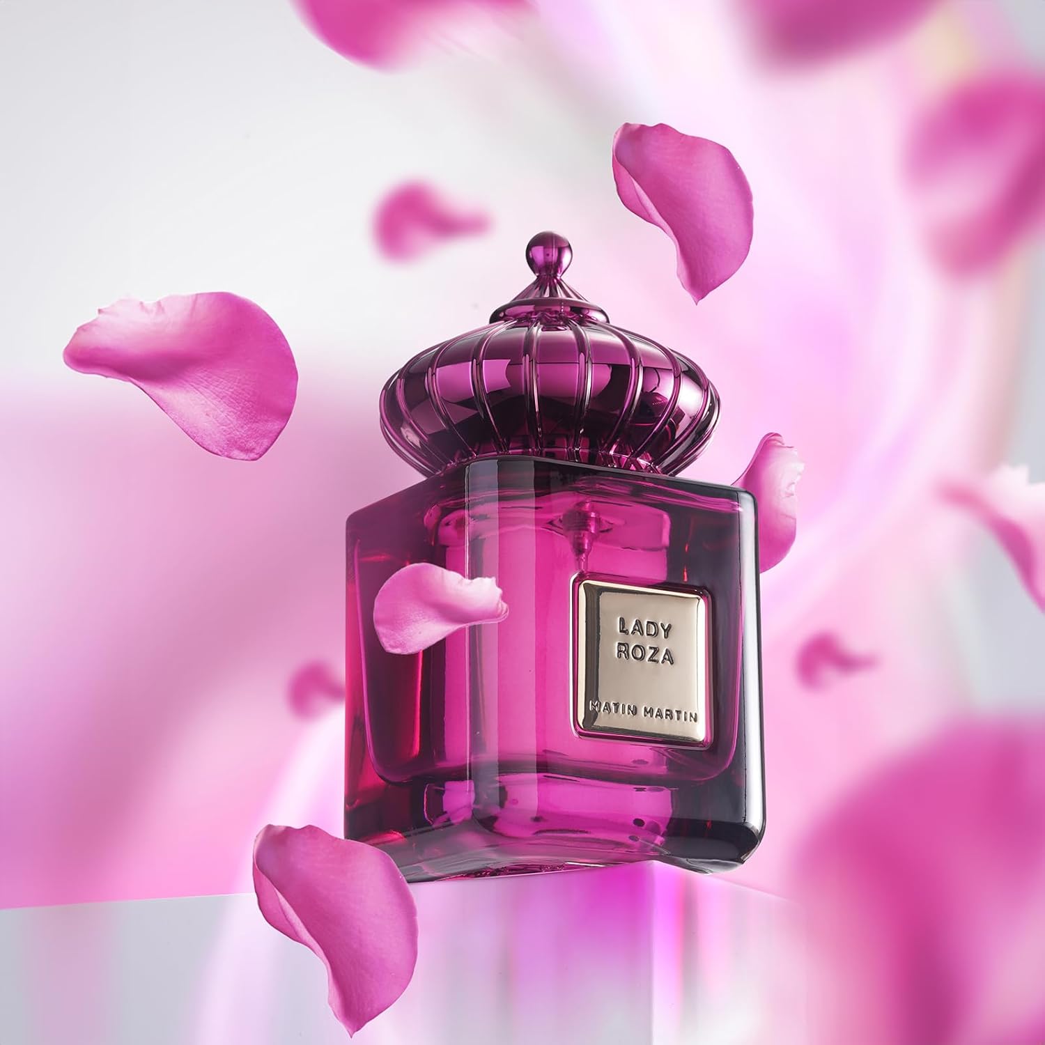 Matin Martin Lady Roza - Luxury Arabian Perfume for Women - Floral Fragrance with Notes of Bergamot, Rose, Vetiver, Cedar - Arabic Long Lasting Scent - Eau de Parfum - Travel Size - 3.4 oz EDP Spray - Image 5