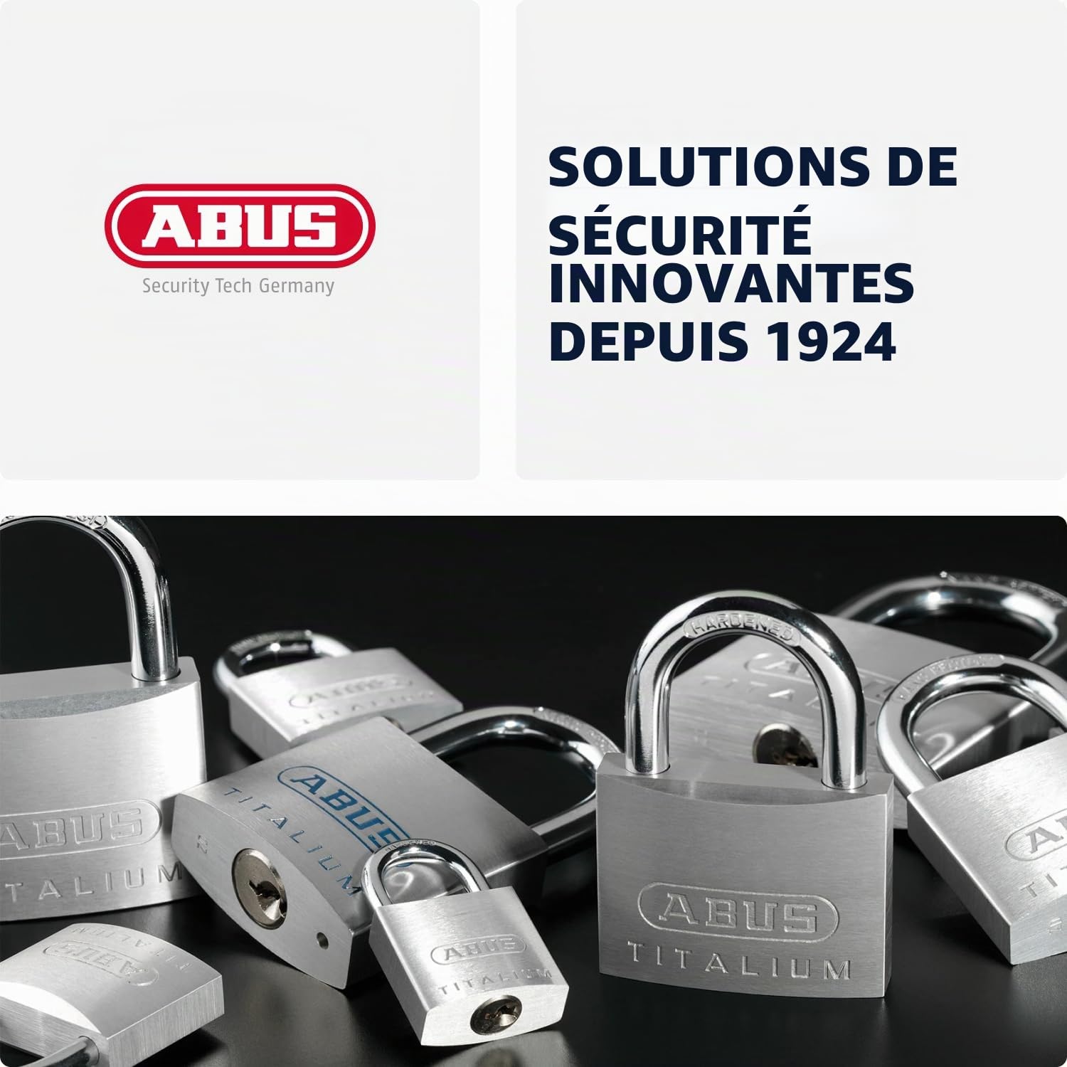Cadenas 64 Titalium ABUS - 60 x 90.5 x 19 mm - entrouvrant - 64TI/60 KA