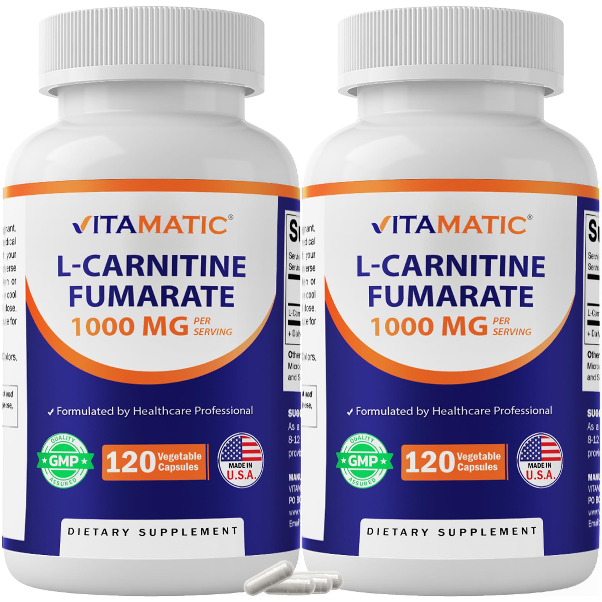 Vitamatic L-Carnitine Fumarate 1000 mg