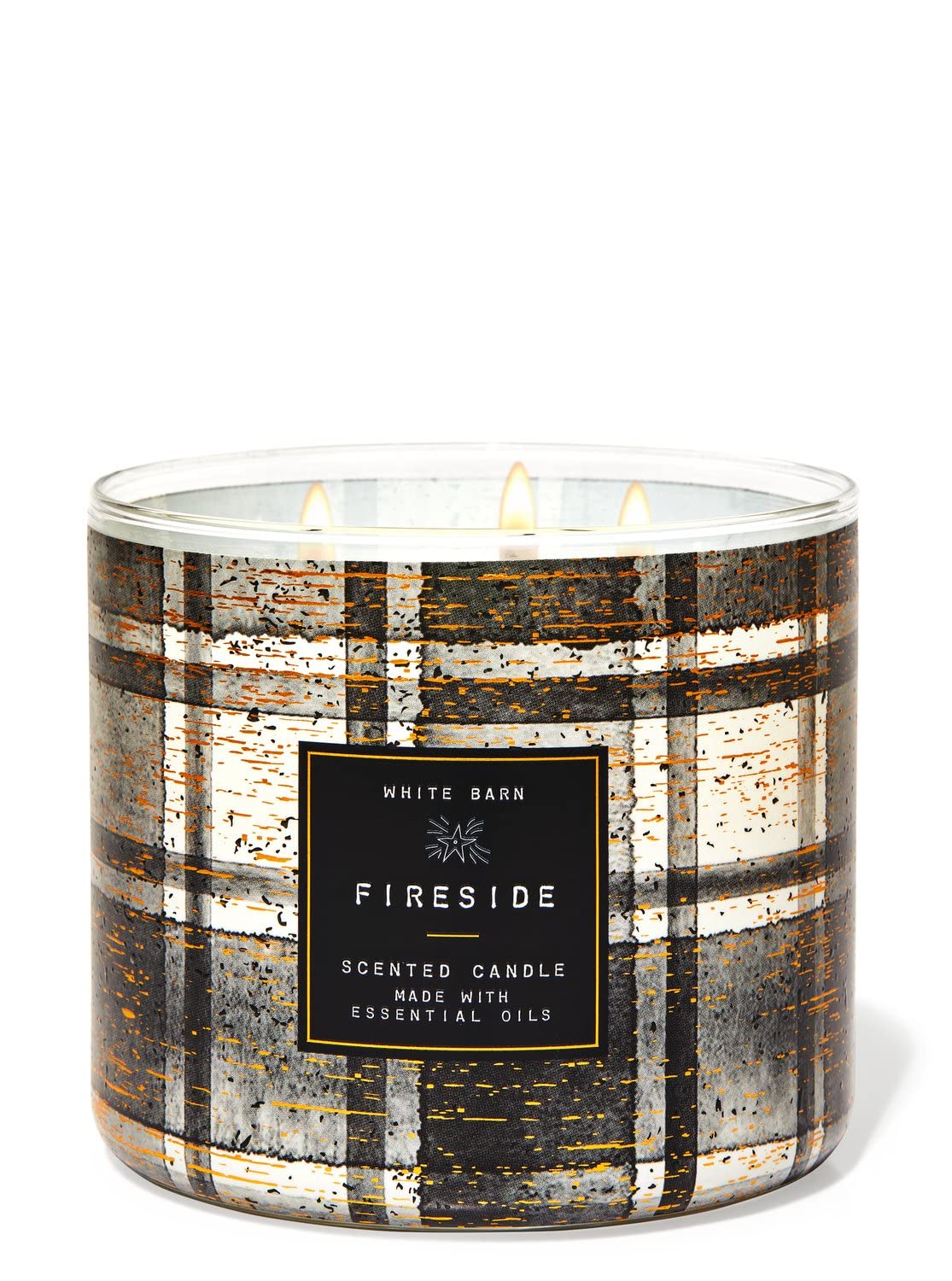 BBW 3-Wick Fireside Candle