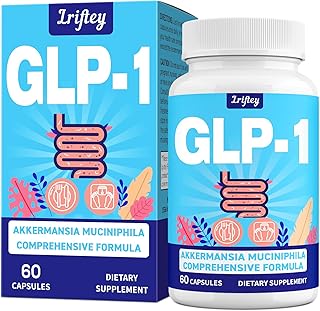GLP-1, GLP-1 Supplement for Women & Men | 14-IN-1 GLP1 Supplements with Akkermansia & Berberine & Cinnamon | Natural GLP 1 Probiotic for Digestion, Gut Health,Metabolism* & Immune | Vegan 60 Counts