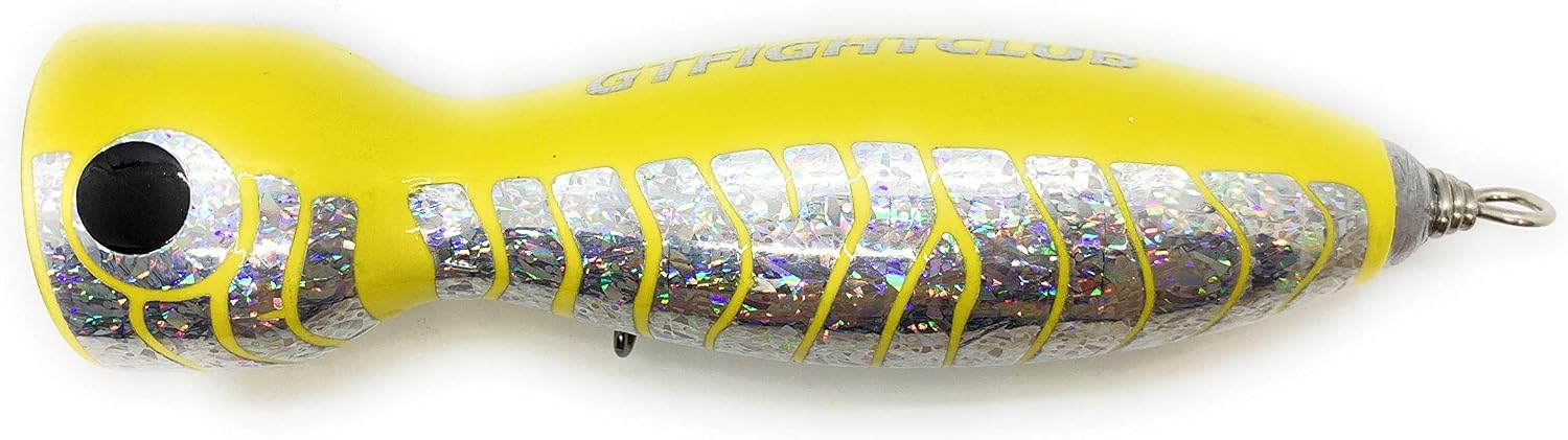 Cubera Wood Popper Handmade Saltwater Big Game Fishing Lure