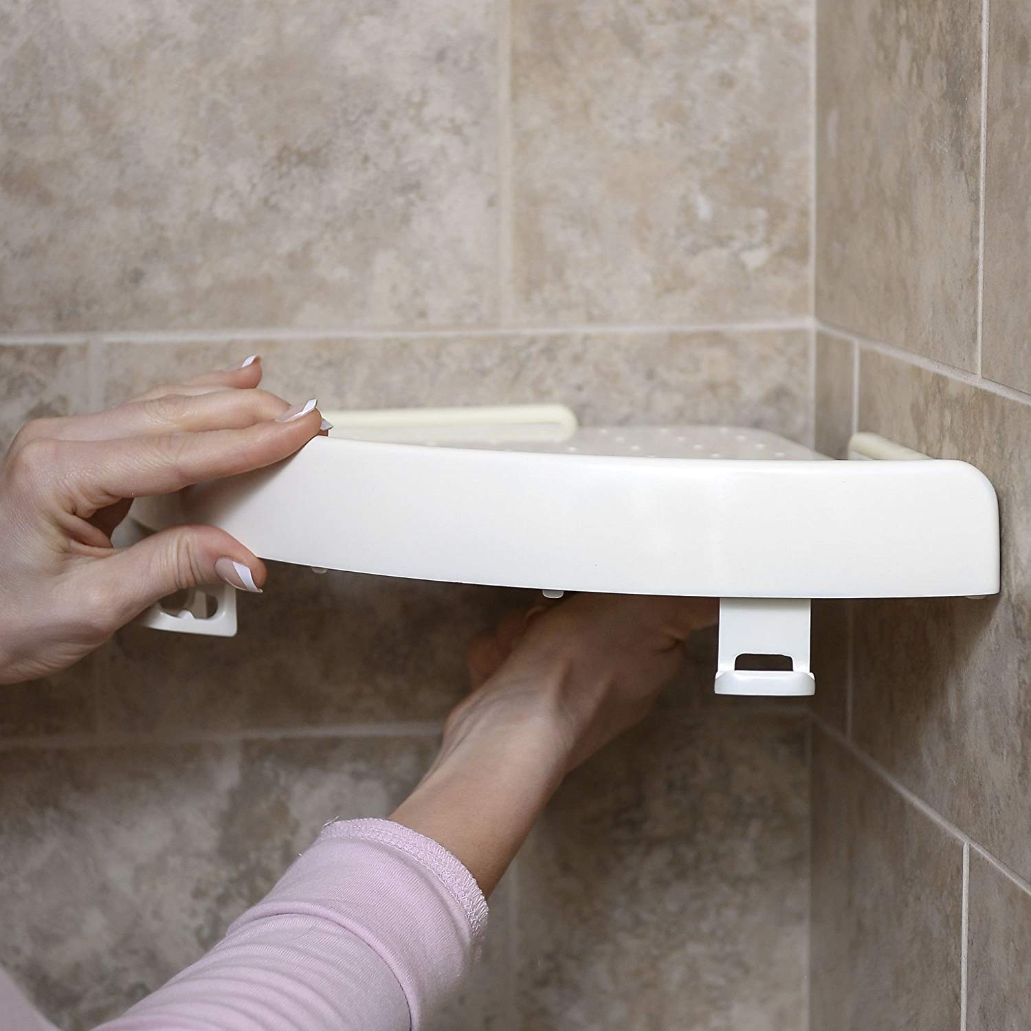 HEMJEX SnapUp Plastic Multi-Function Bathroom Rack 3