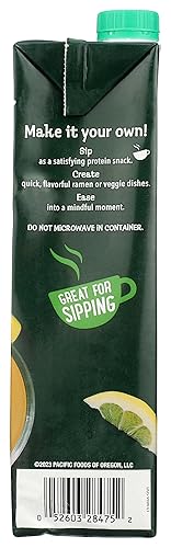 Miniatura 5 de Pacific Foods Bálsamo de limón orgánico y caldo de hueso de pollo con salvia, 32 onzas