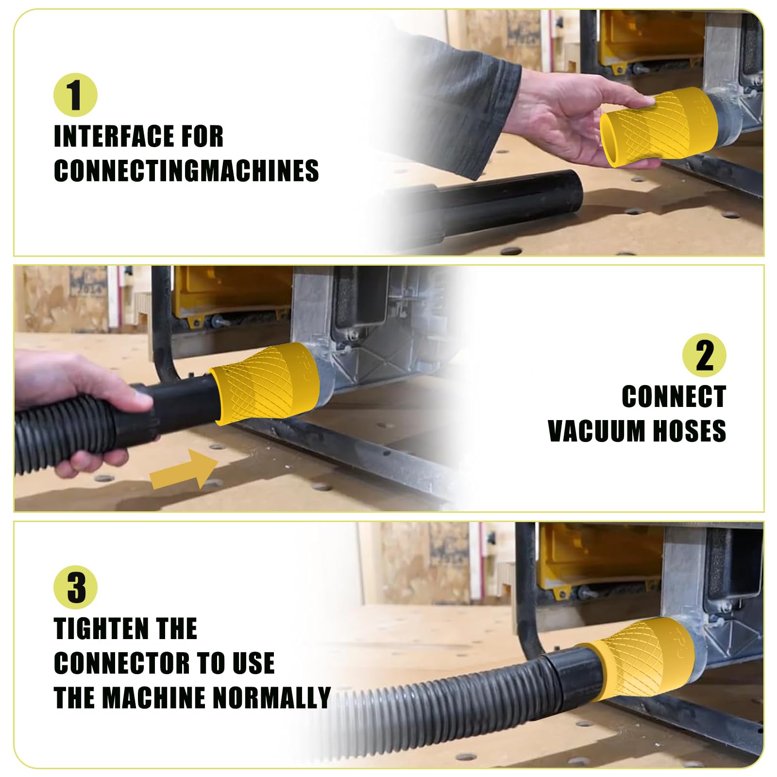 Miter Saw Vacuum Adapter - Dust Control -4