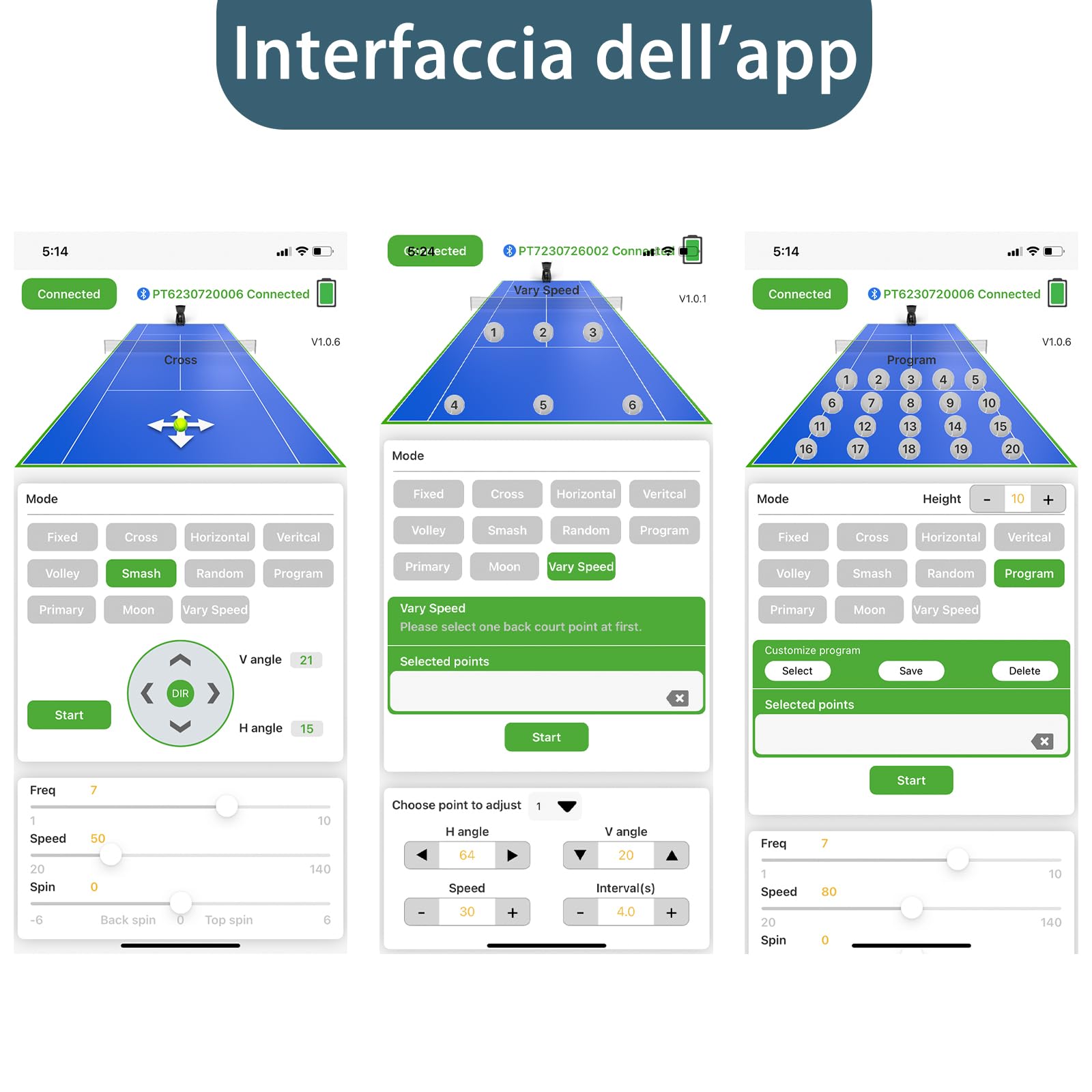 PUSUN PT-Smart-Pro - Macchina intelligente per palline da tennis, servizio automatico con controllo APP/telecomando/iWatch, 12 modalità di servizio, batteria 4-6H per allenamento/coaching (nero)