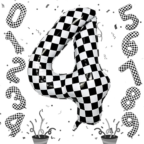 Vista 453 de Globos de 40 pulgadas, globo azul claro número 4, helio autoinflable de aluminio azul bebé para niños de 40 a 15 años, decoraciones de fiesta