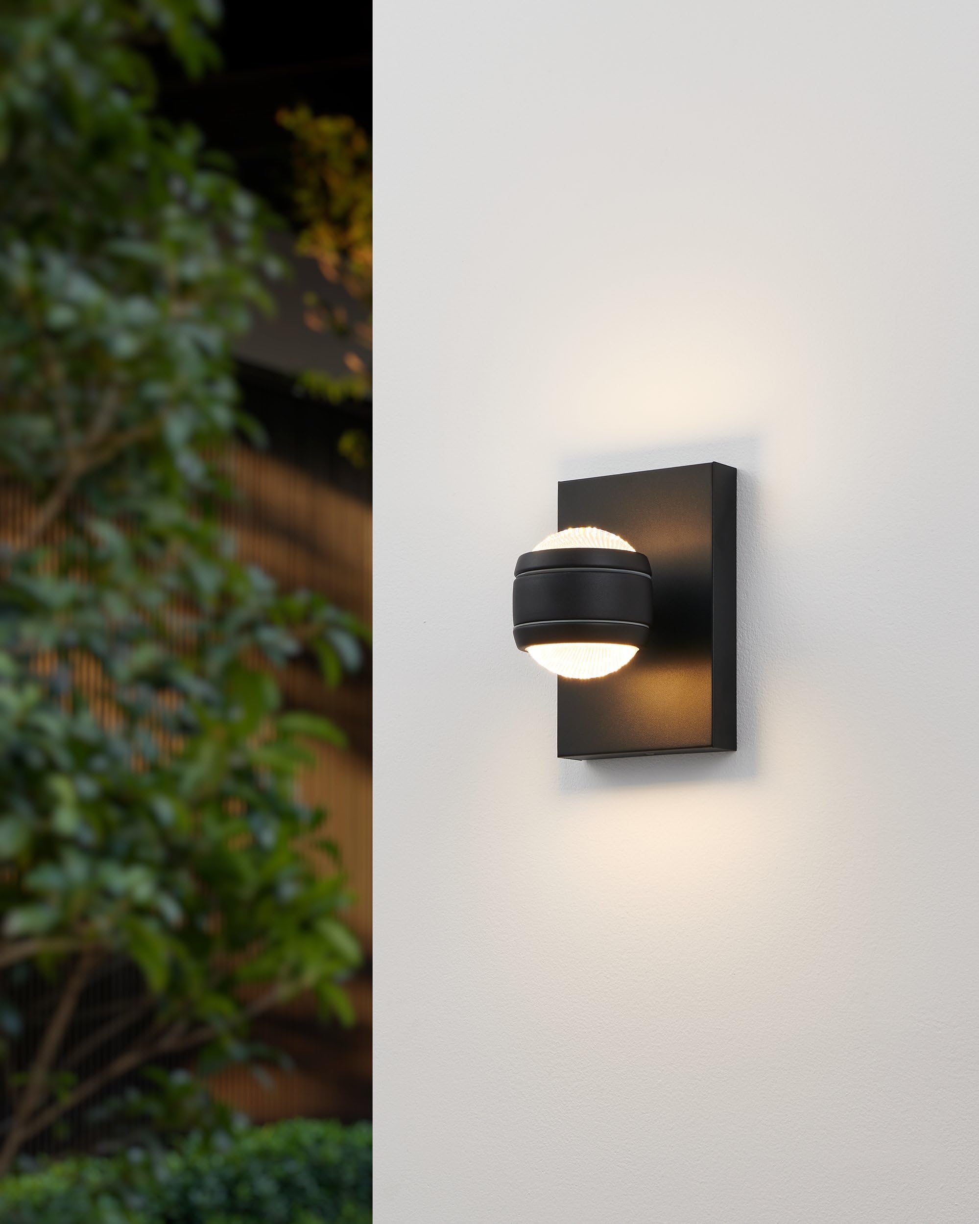 Eglo LED lámpara de pared exterior Sesimba, lámpara exterior de 2 luces