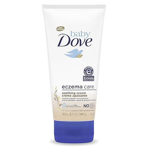 Miniatura 8 de Baby Dove Loción en crema calmante para calmar el cuidado del eccema de la piel delicada, sin perfume artificial o color, sin parabenos ni ftalatos,