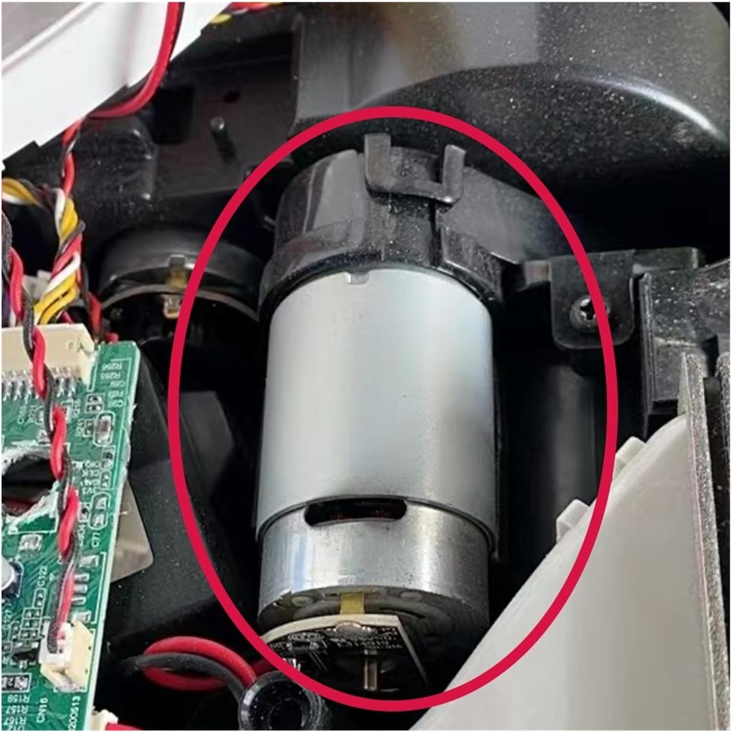 Spare Main Drum Brush Motor Assembly, Compatible for ECOVACS DEEBOT U2/U2 Power/U2 Pro Robotic Vacuum Cleaner Parts Accessories