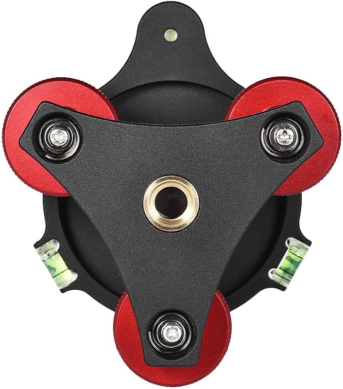 Andoer Tripod Leveling Base Alumínium Szintezővel Canon Nikon Sony DSLR Kamerához