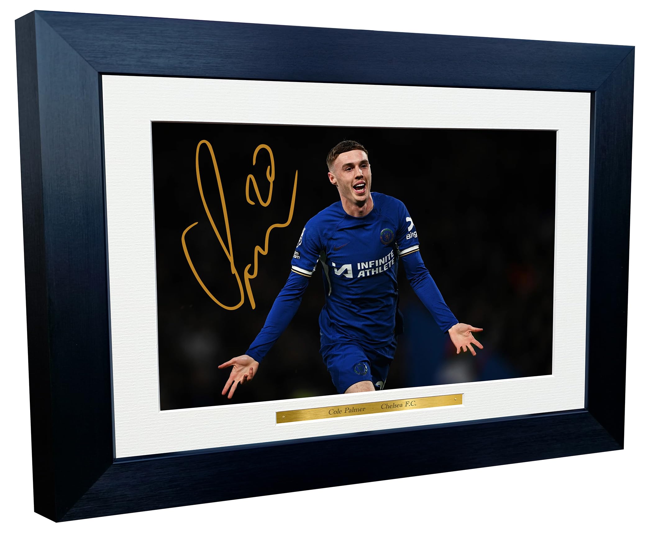 12x8 A4 Signed Cole Palmer Celebration Autographed Autograph Signed Signature Photograph Photo Picture Frame Football Soccer Poster Gift