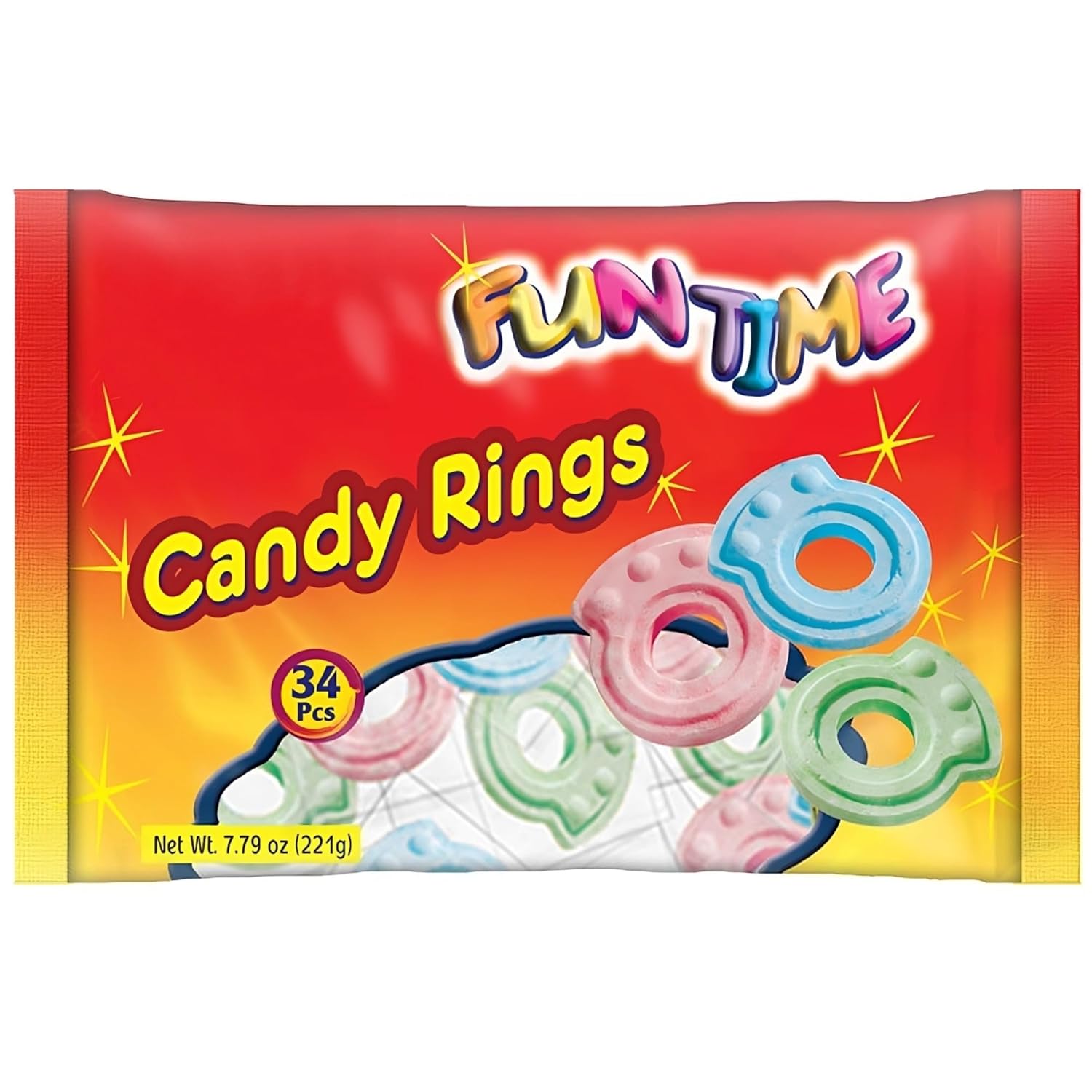 Snacktery Candy Rings for Kids Pack of 32 Individually Wrapped Candy Ring Candy