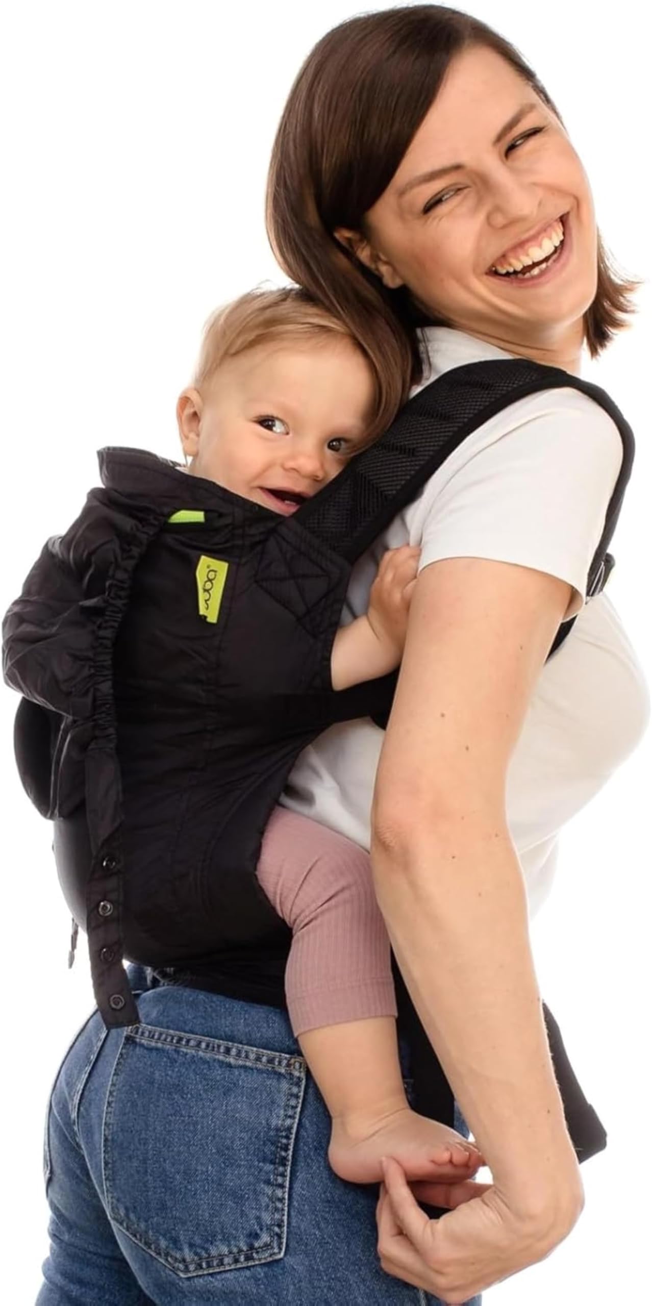 Boba Air Ultra-Lightweight Baby Carrier Backpack & Toddler Carrier Backpack - Baby Carrier 3 Months Plus (7-20kg) - Baby & Toddler Carriers & Accessories for Travelling (Black)