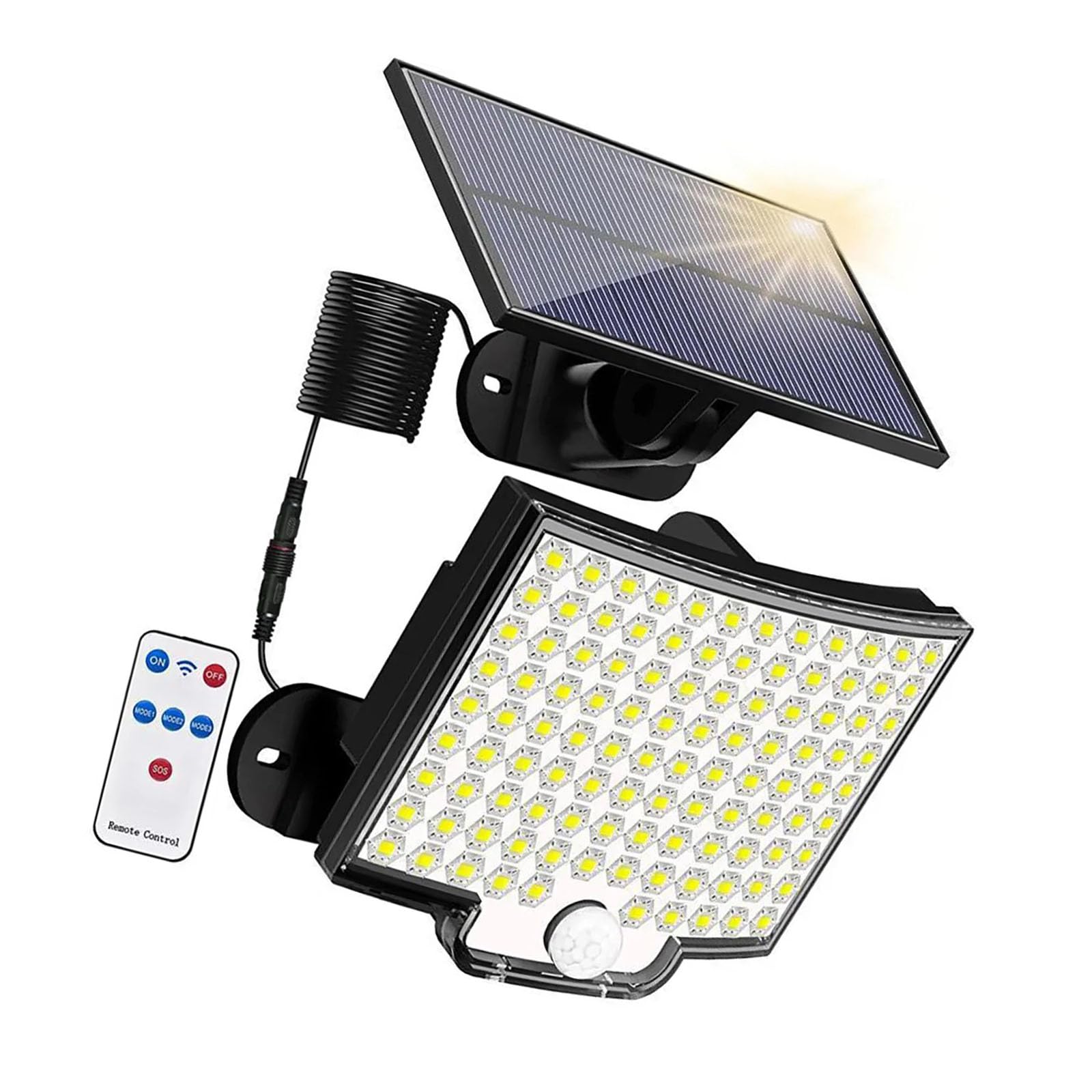 FROMCEO Multifuntional Outdoor LED Floodlight Garden Lights for Campsites and Event with High Brightness and Energy Efficiency Solar Landscape Lights