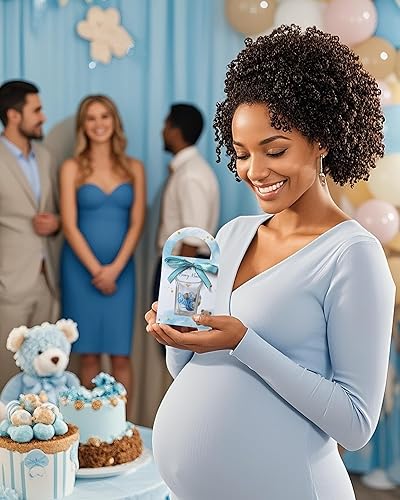 Miniatura 8 de 50 juegos de regalos de baby shower para invitados con temática de niño para baby shower, 1.18 onzas, vasos de chupito transparentes acrílicos a