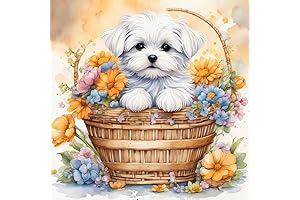 WSLWXSHM Dog Diamond Painting Kits for Adults