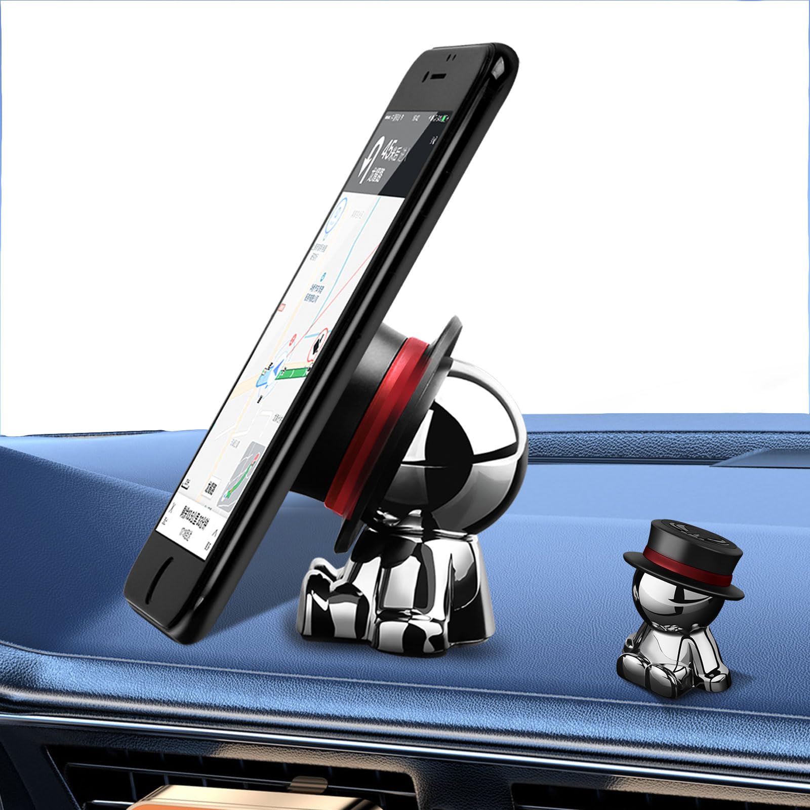 aokway KFZ-Handyhalterung, magnetische Handyhalterung für Auto/Schreibtisch, kompatibel mit iPhone 12/11 Pro/11/XS Max/8 usw., universelles Autozubehör, Heimdekoration