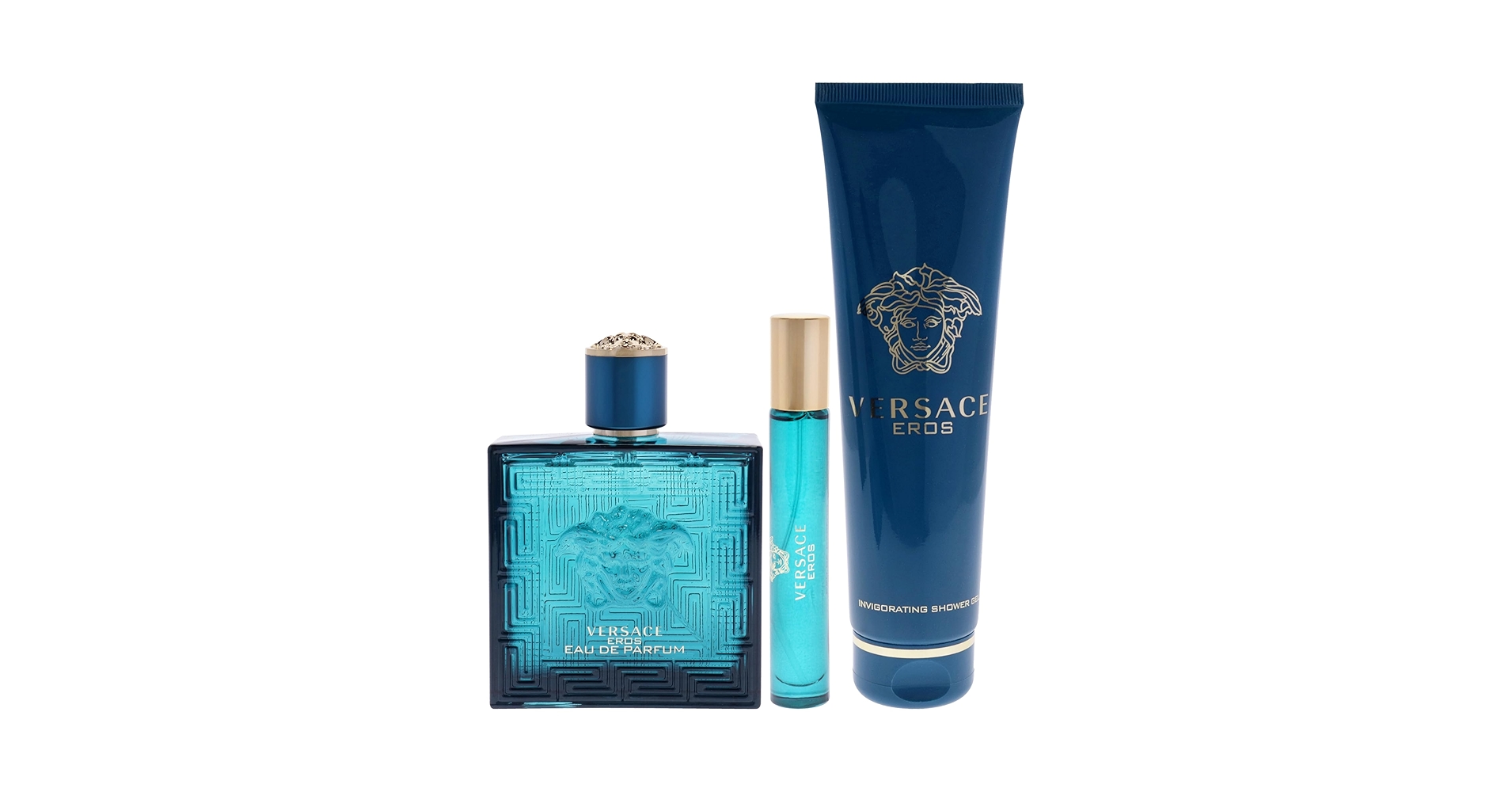 VERSACE EROS 香水セット 100ml + シャワージェル 150ml Amazon.com : Versace Eros Fragrance Set, 2 Count : Eau De