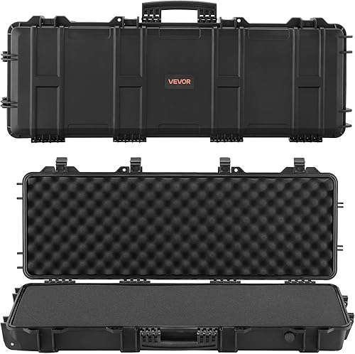 Miniatura 19 de VEVOR Rifle Case, Rifle Hard Case with 4 Layers Fully-protective Foams, Lockable Hard Gun Case with Wheels, IP67 Waterproof & Crushproof, for Rifles