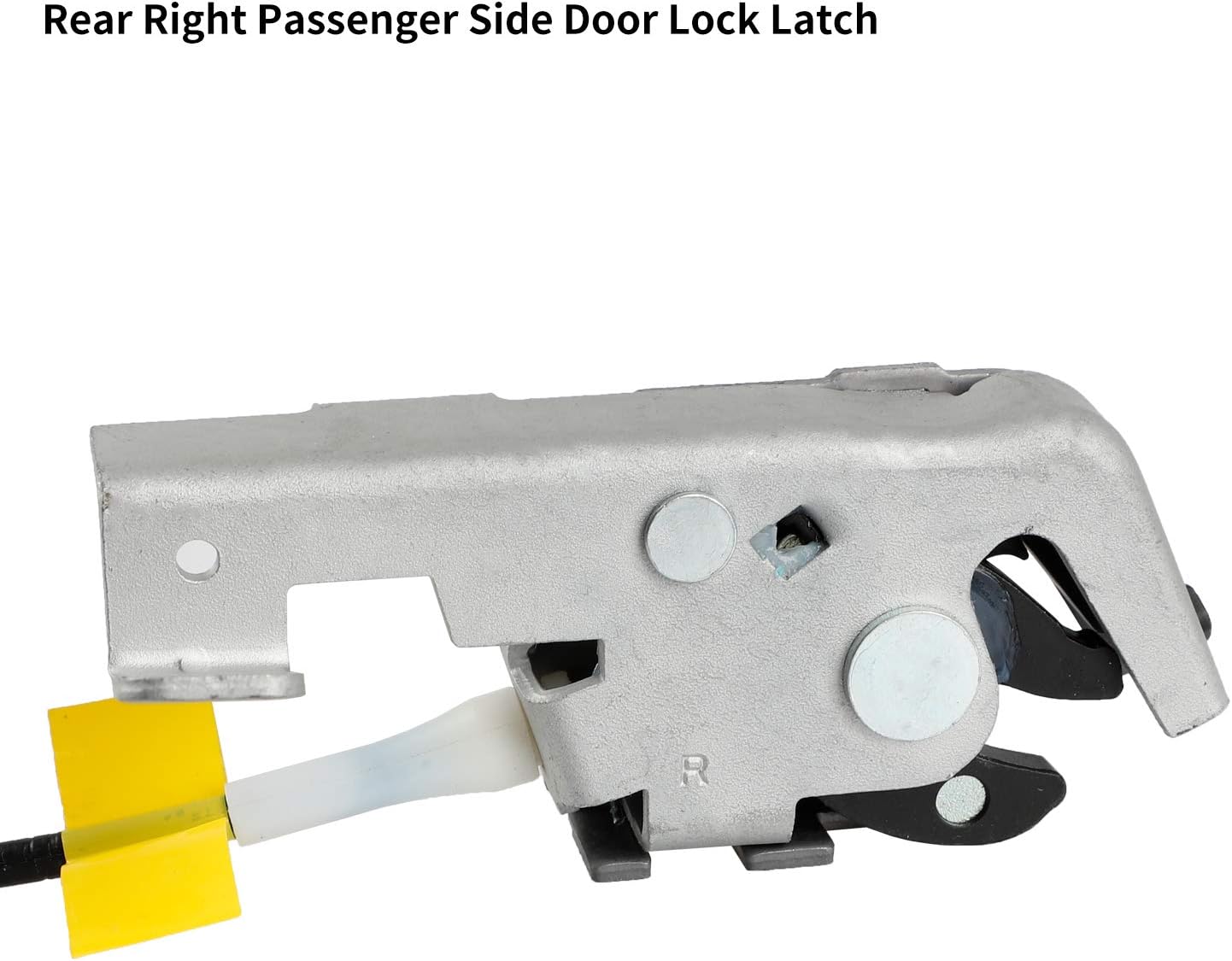 Nakuuly Right Passenger Side Rear Door Lock Latch & Cable Compatible with Ford F150 Extended Cab Pickup 2004-2008, Upper and Lower Latches Assembly Replaces # 8L3Z-18264A00-B, 6L3Z-18264A00-B