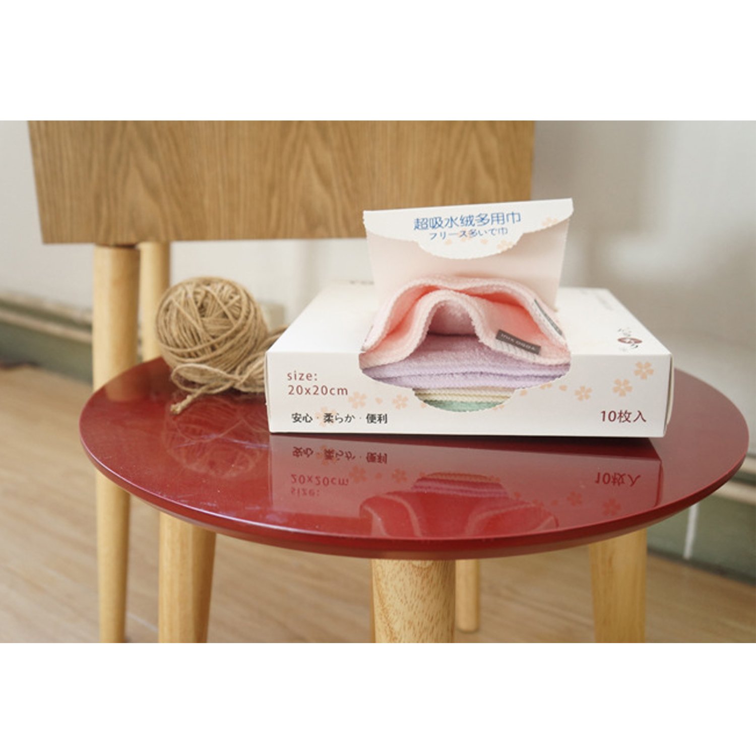 SONARIN Réutilisable Tissu microfibre Lingettes pour bébés Serviette bébé, plus douce, 100 lingettes(10 paquets)