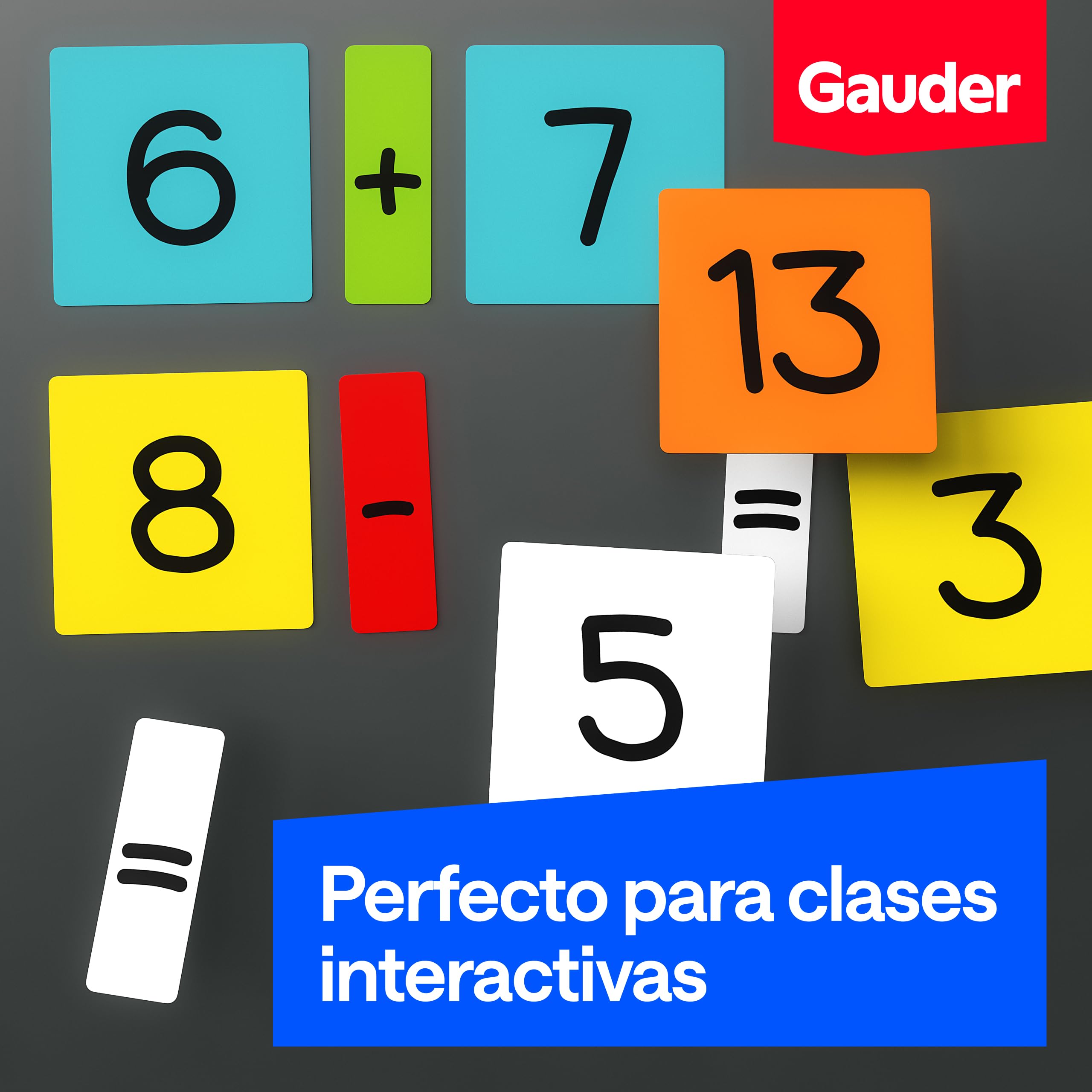 GAUDER Etiquetas Magnéticas Reutilizables 90 Unidades 75 x 25 mm Imanes para Escribir Pizarra Blanca