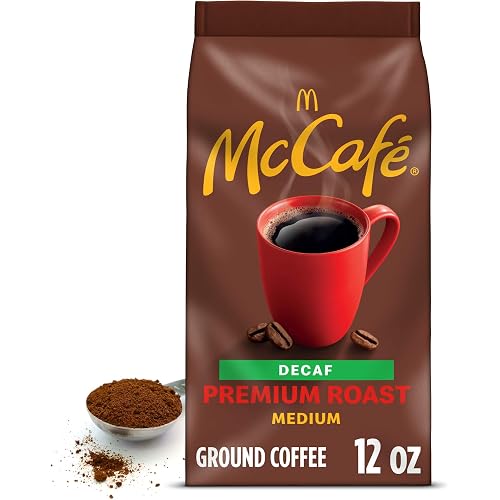 McCafe Premium Roast Decaf, Medium Roast Ground Coffee, 12 oz Bag