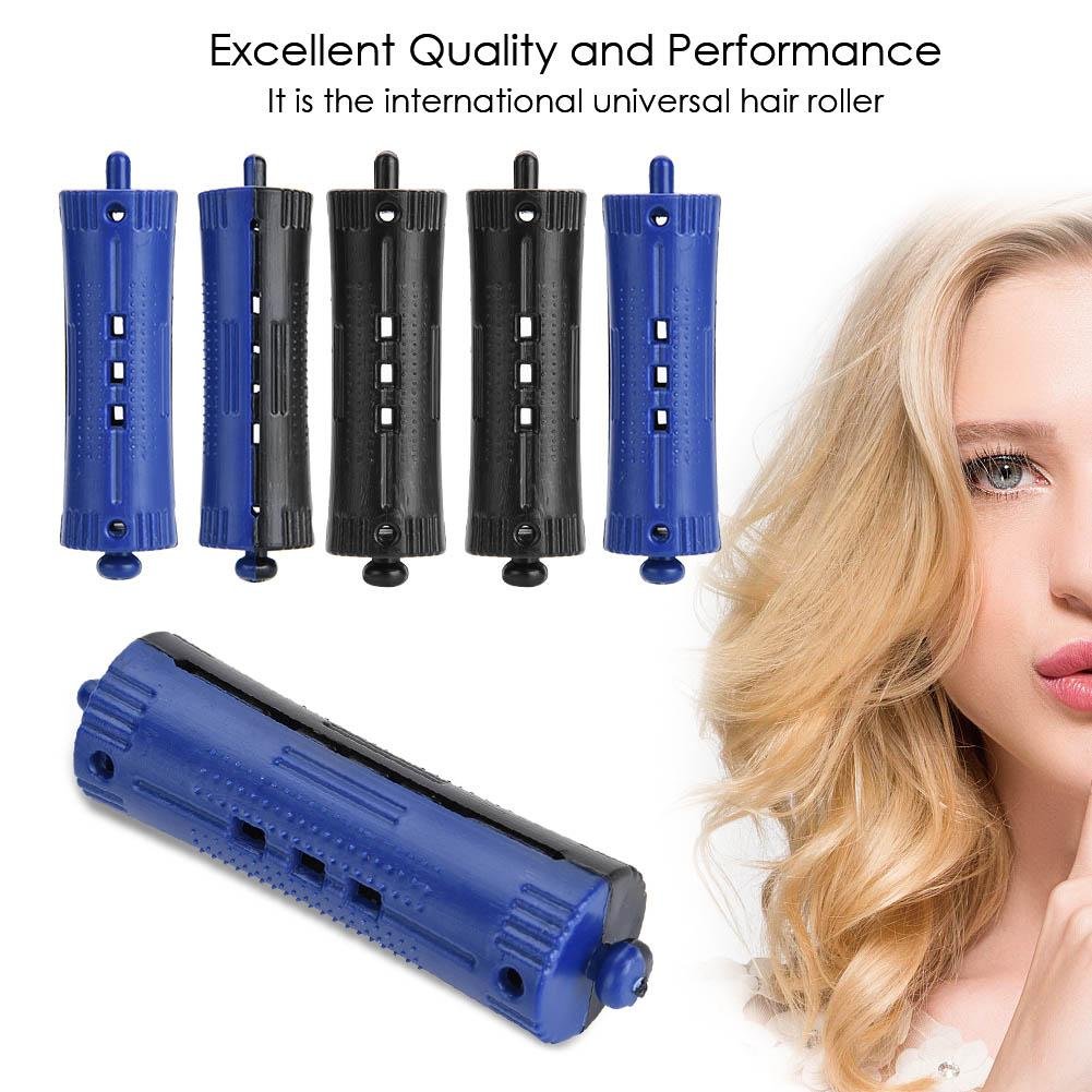July Summer Gifts 6Pcs Wave Heat Perm Hair Rollers Hair Clip Curlers with Rubber Band,Hairdressing Tool (#3(2.5cm / 1.0inch)) - Image 3