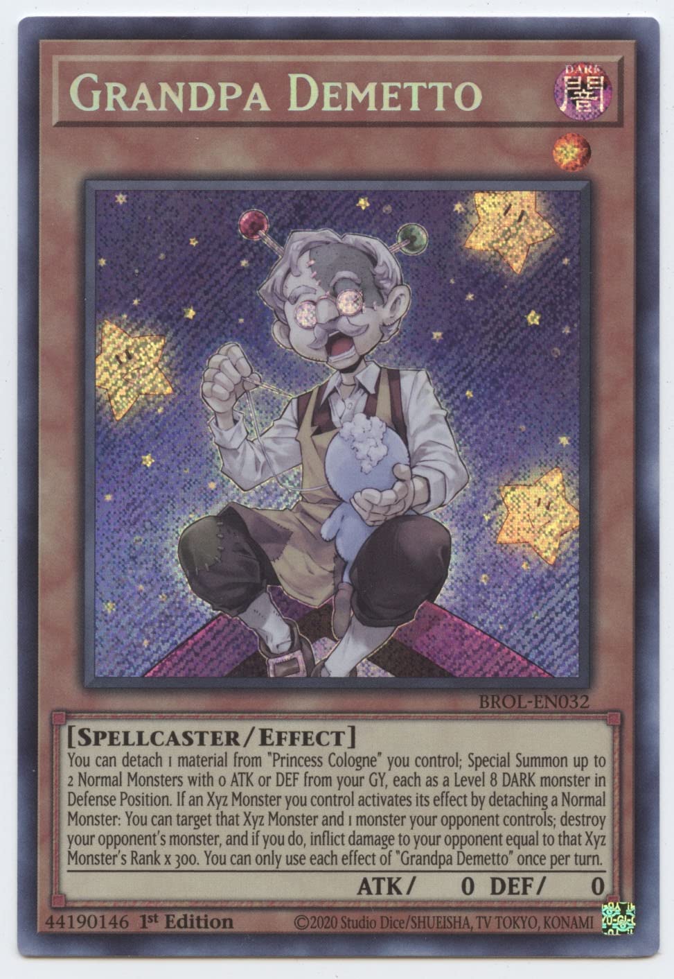yugioh grandpa cards Amazon.com: Grandpa Demetto - BROL-EN032 - Secret Rare
