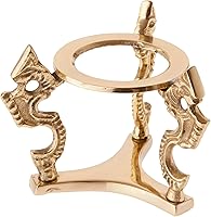 Vista 1 de Bard's Soporte para huevos en tono latón, dragones pequeños, diámetro de 1.5 pulgadas