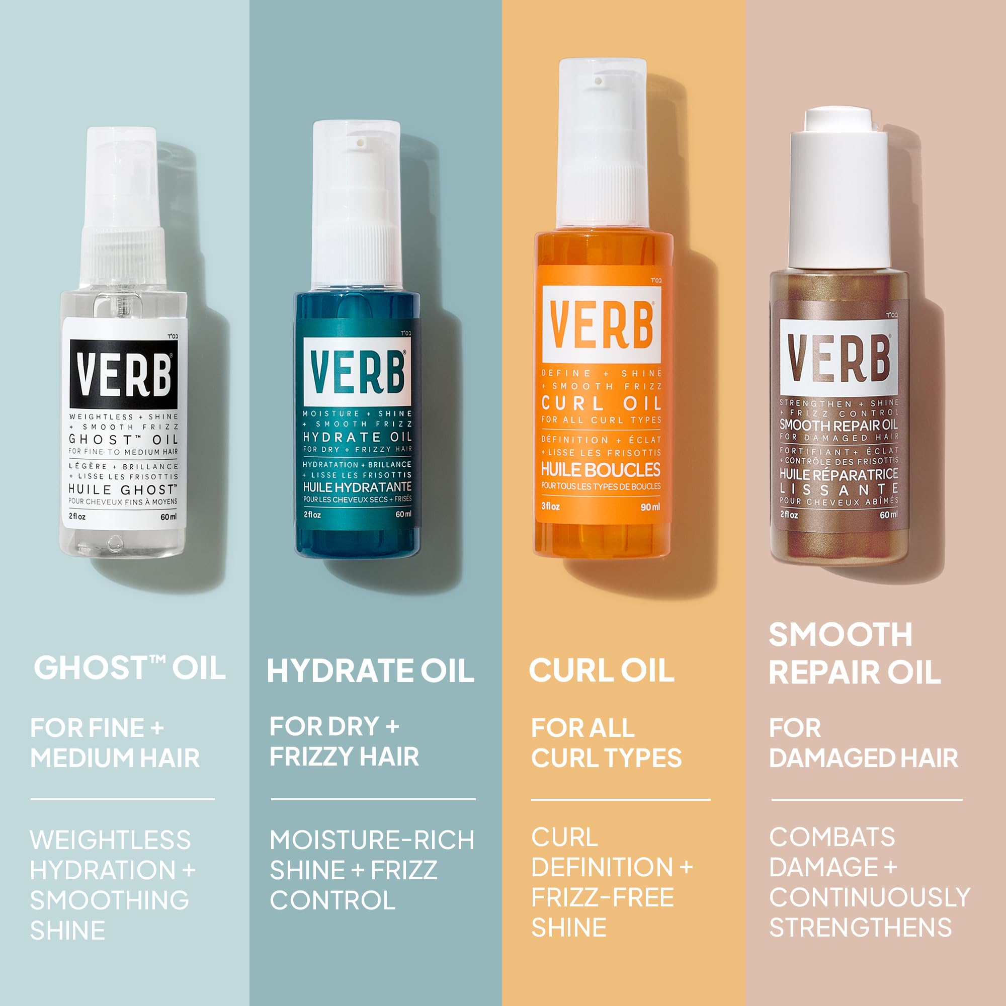 VERB Curl Oil for Waves, Curls & Coils, 3 fl oz