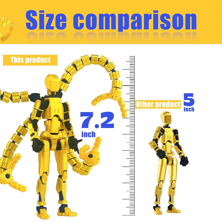 Amazon.com: Binvin Assembly Completed T13 Action Figure,T13