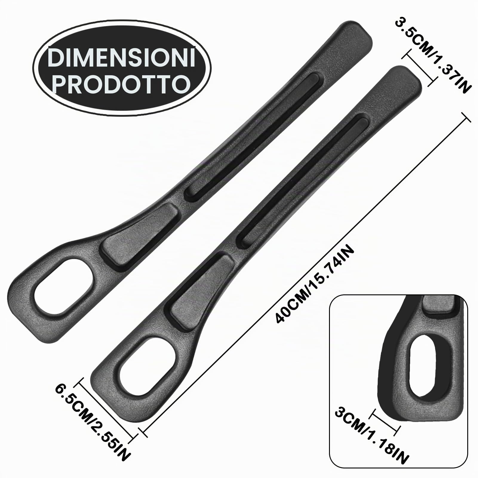2 Riempitivo per Sedili Auto, Car Seat Gap Filler, Tappo per Sedile Auto, Striscia a Prova di Perdite Sul Lato del Sedile, Riempimento del Divario del Sedile, Universali per Auto SUV (Black)