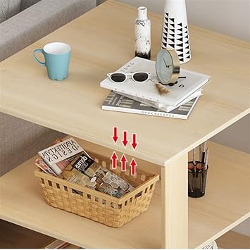 Bedside table Decoration Accessories Coffee Tables Small Mini Nightstands Side Table Bedroom Table Basse De Salon Petite Wooden Furniture (Color : White) Keep it in mind