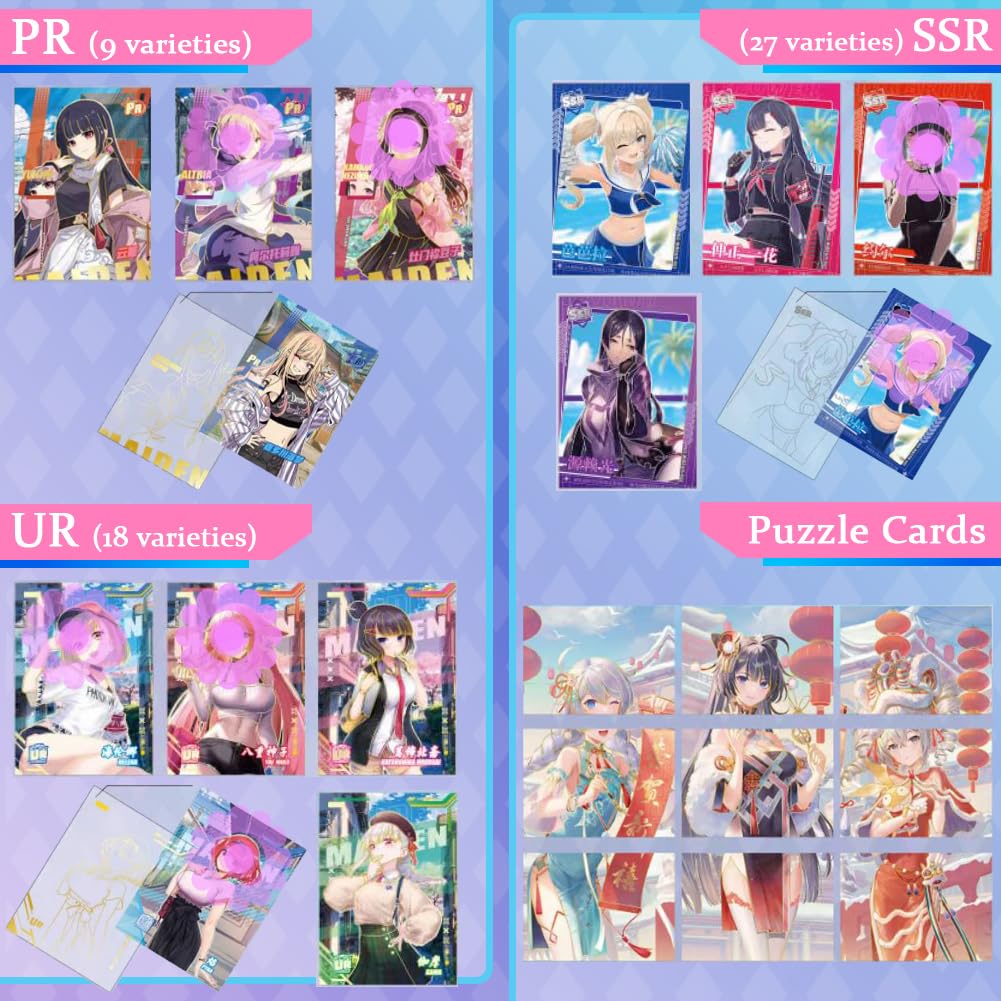 KUPAIDE KUPAIDE MEIKA Series, Goddess Tale Collectible Cards Waifu Card Anime Game Character Card Booster Box ()