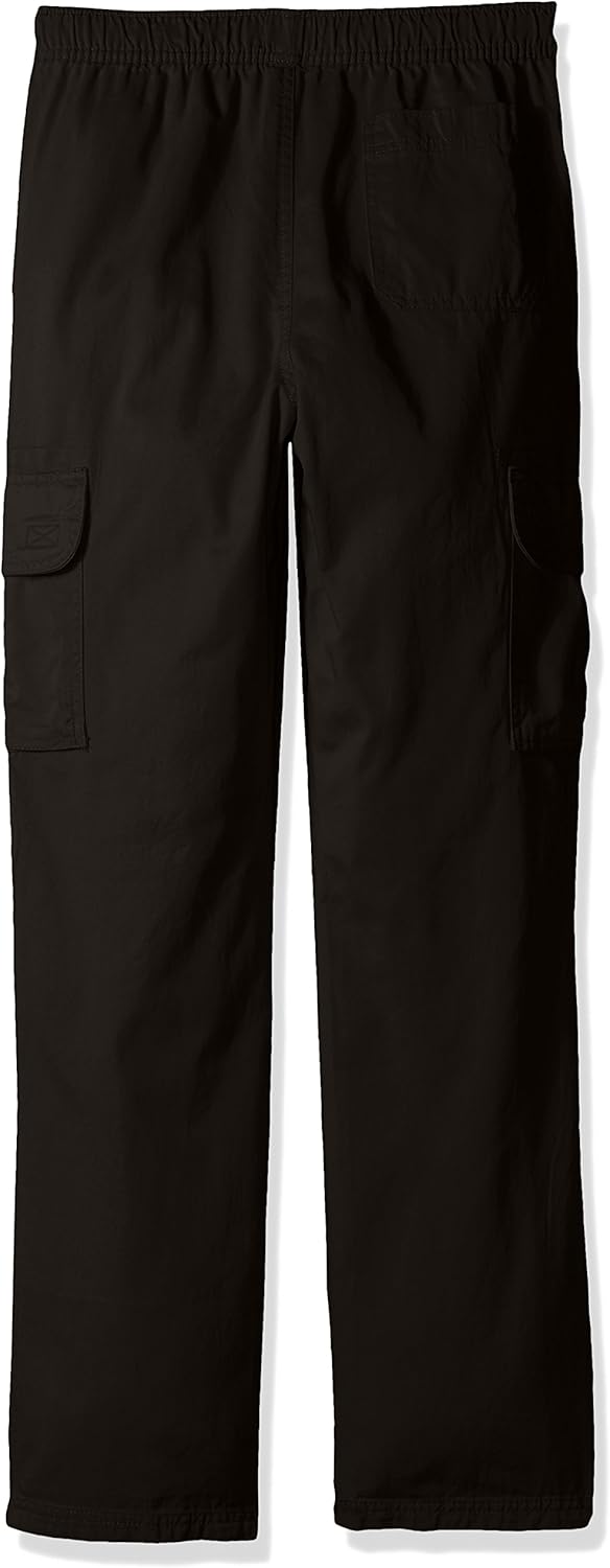 The Children's Place Boys Pull On Cargo Pants 4 Slim Black Single