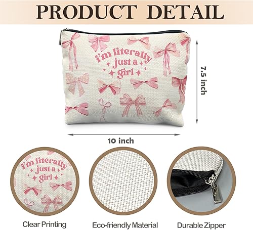 Miniatura 10 de Bolsa de maquillaje con estampado de vaca regalos de vaca para mujer, Chico occidental