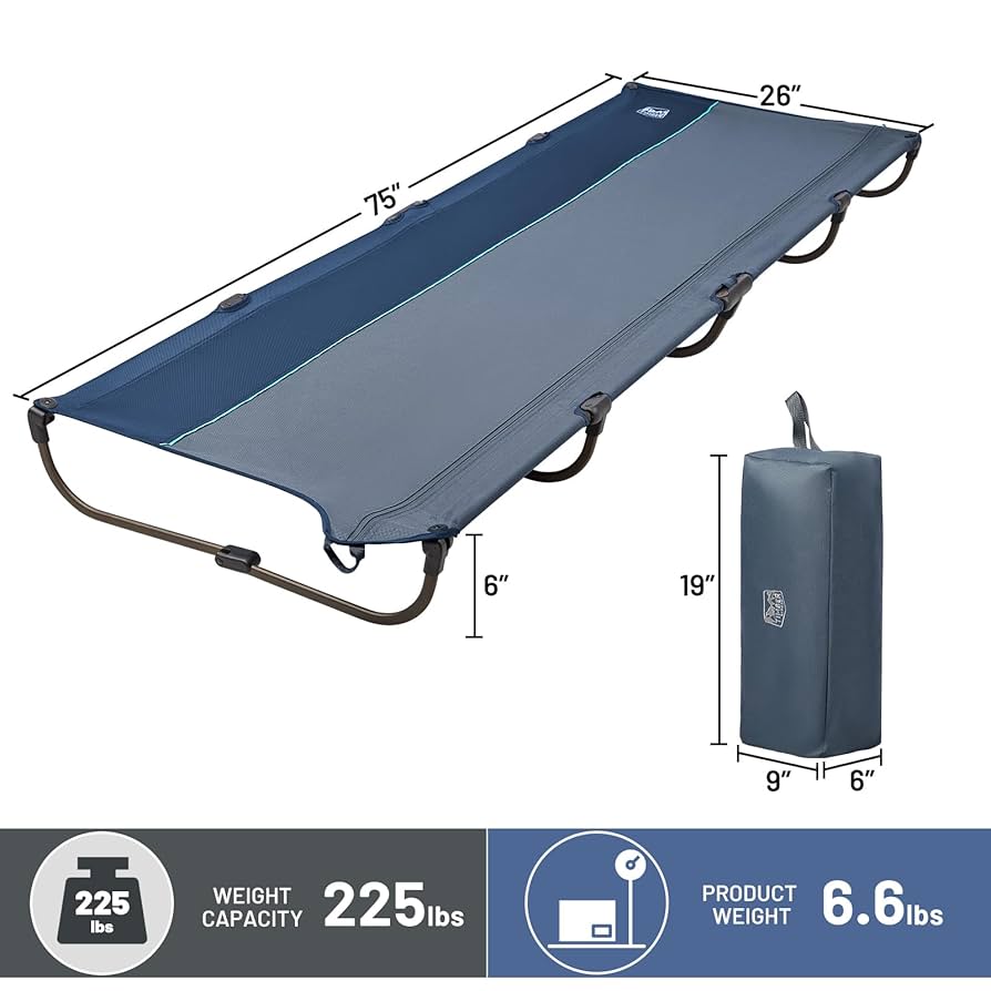 【新品】BOC 2way The Folding Cot Amazon.com: TIMBER RIDGE Lightweight Aluminum Camping Cot