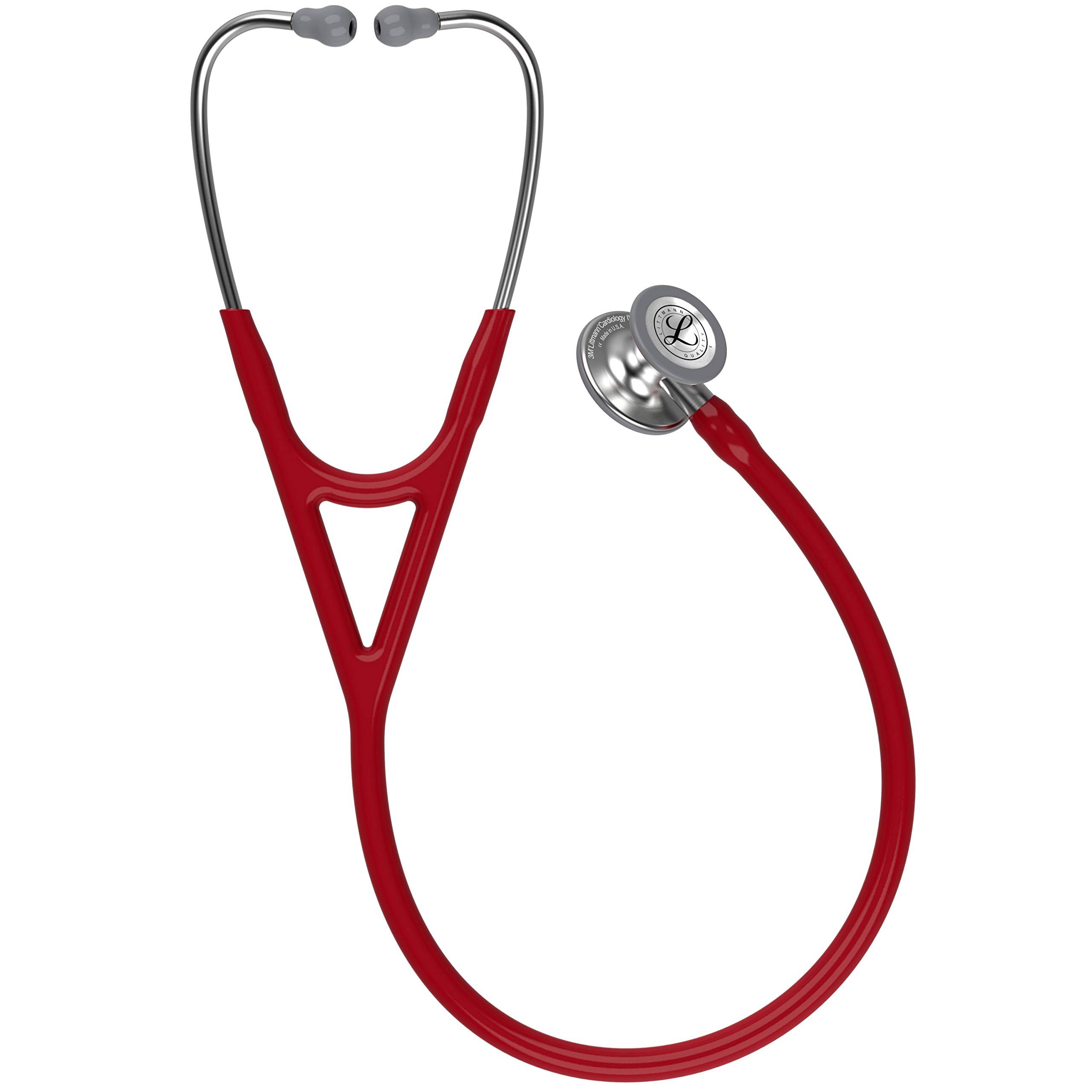 3M Littmann Stetoscopio diagnostico Cardiology IV, tubo auricolare amaranto, 69 cm, 6184
