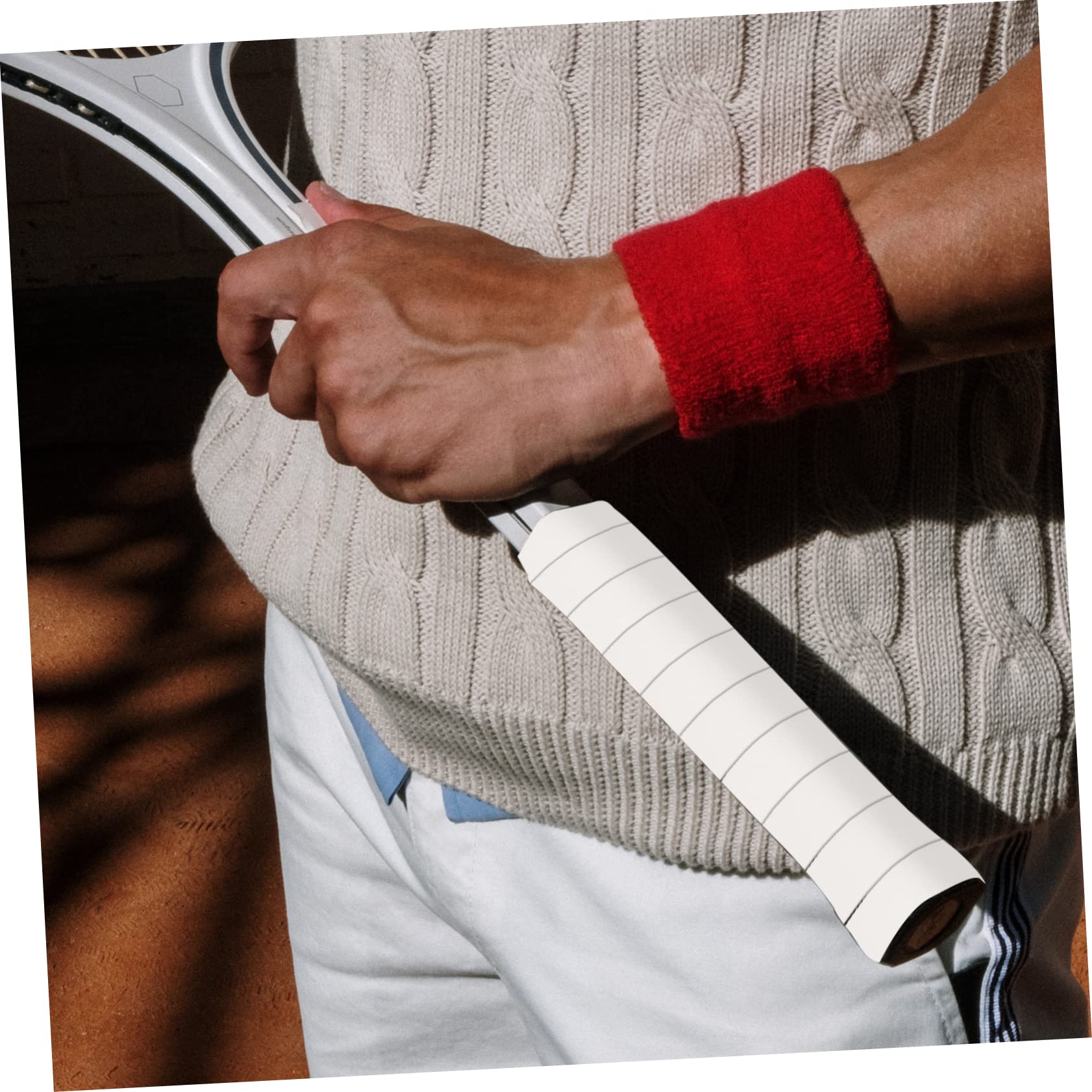 GANAZONO Adesivi per Racchette da Badminton Racchetta Nastro Trasparente per Racchetta da Tennis Nastro Protettivo per Racchetta Nastro di Protezione per Racchetta Nastro di Finitura